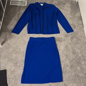 Misook Professional 3 Piece Skirt/Pant Suit Set